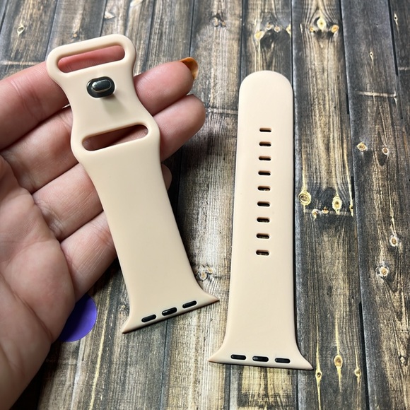5for$10 Small 42mm/44mm/45mm/49mm Apple Watch Watchbands NWT Light Pink - Picture 4 of 5